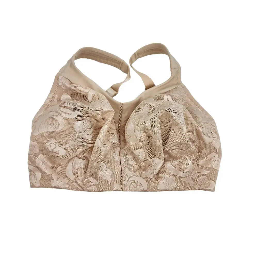 Wacoal Awareness Soft Cup Sand Color Full Coverage Wire Free Bra Size 34DDD